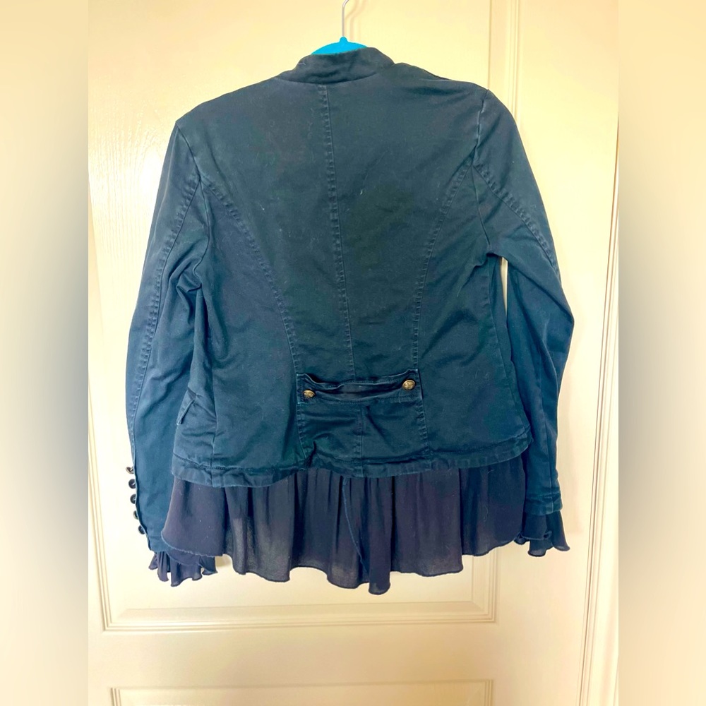 Free people romantic vintage peplum jacket xs - Picture 3 of 4